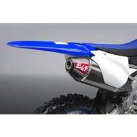 Yoshimura Yamaha YZ450F 18-19/WR450F 19-20 RS-4 Titanium Full Exhaust, w/ Carbon Fiber Muffler