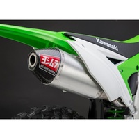 Yoshimura Kawasaki KX450F 16-18 RS-4 Stainless Full Exhaust, w/ Aluminum Muffler