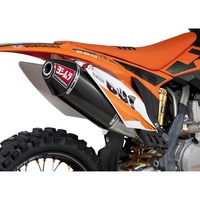 Yoshimura KTM 250 SX-F 13-15 RS-4 Titanium Full Exhaust, w/ Carbon Fiber Muffler