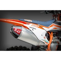 Yoshimura KTM 450SX-F/HUSQ 450/FX450 16-18 RS-4 Stainless Full Exhaust, w/ Aluminum Muffler