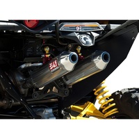 Yoshimura Maverick 13 RS-2 Stainless Slip-On Exhaust, w/ Stainless Mufflers