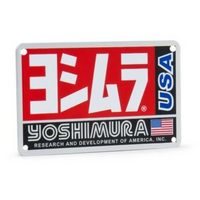 YOSHIMURA MUFFLER NAMEPLATE RS3