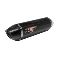 Yoshimura 12'' R77 Right Muffler Stainless/SF Carbon Fiber